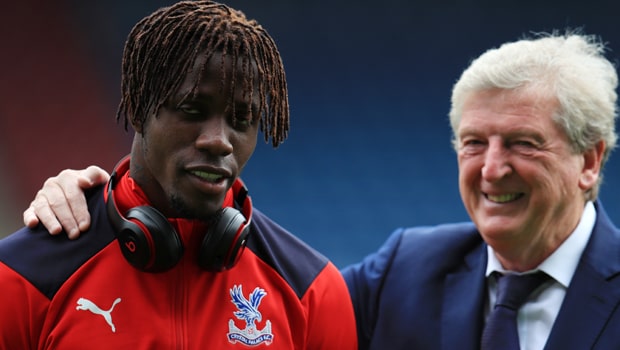 Roy-Hodgson-and-Wilfried-Zaha-Crystal-Palace'